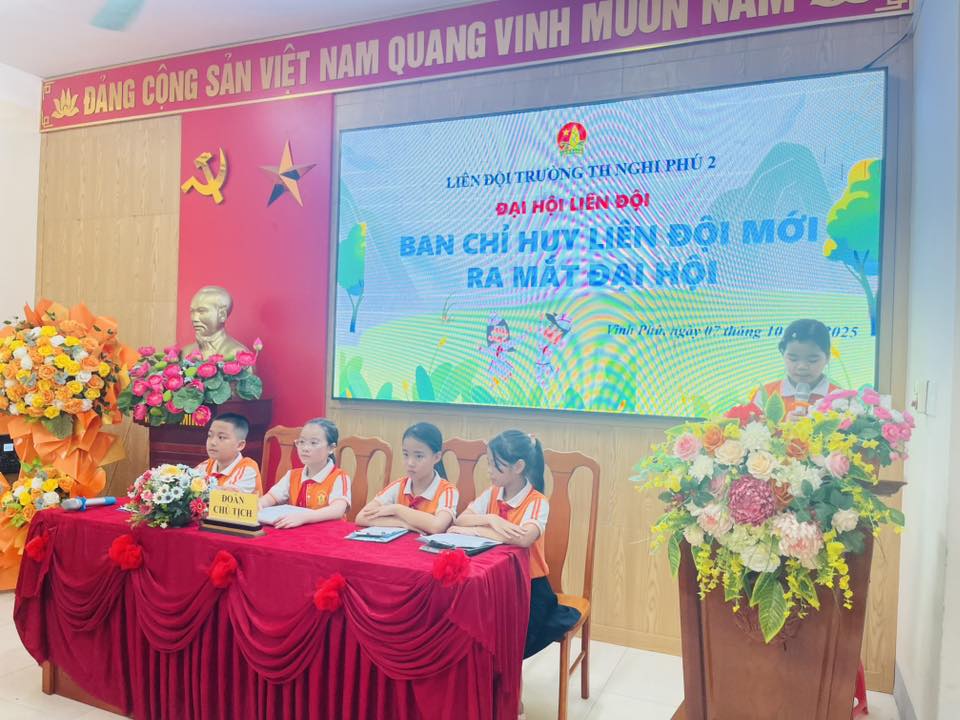 ĐẠI HỘI LIÊN ĐỘI NHIỆM KỲ NĂM HỌC 2025 - 2026