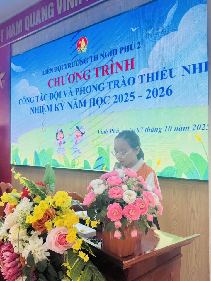ĐẠI HỘI LIÊN ĐỘI NHIỆM KỲ NĂM HỌC 2025 - 2026