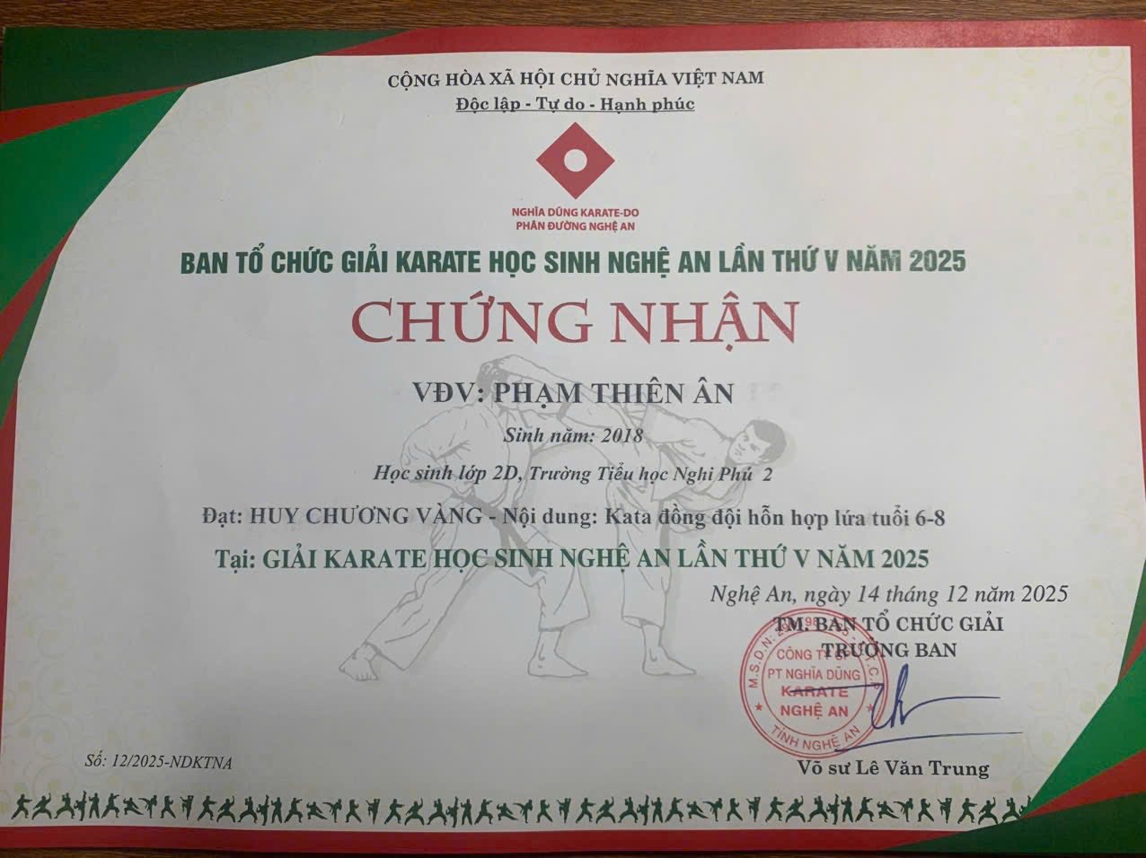 🌟VINH DANH THÀNH TÍCH XUẤT SẮC CỦA CÁC CHIẾN BINH KARATE NHÍ 🌟
